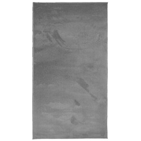 vidaXL Teppich OVIEDO Kurzflor Anthrazit 80x150 cm