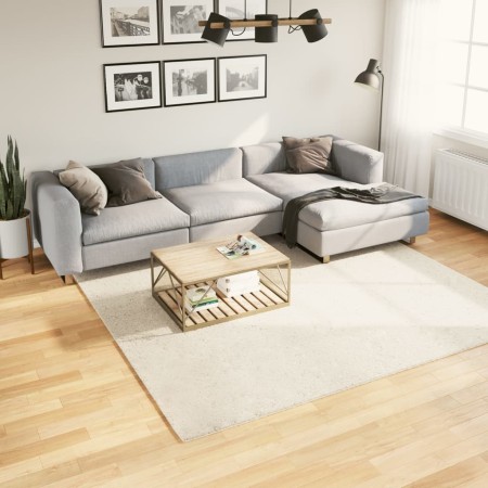 vidaXL Teppich OVIEDO Kurzflor Beige 240x240 cm