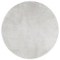 vidaXL Teppich OVIEDO Kurzflor Grau Ø 200 cm vidaXL Teppich OVIEDO Kurzflor Grau Ø 200 cm