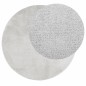 vidaXL Teppich OVIEDO Kurzflor Grau Ø 200 cm vidaXL Teppich OVIEDO Kurzflor Grau Ø 200 cm