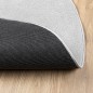 vidaXL Teppich OVIEDO Kurzflor Grau Ø 200 cm vidaXL Teppich OVIEDO Kurzflor Grau Ø 200 cm