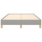 vidaXL Bettgestell Hellgrau 120x190 cm Stoff vidaXL Bettgestell Hellgrau 120x190 cm Stoff