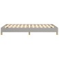 vidaXL Bettgestell Hellgrau 120x190 cm Stoff vidaXL Bettgestell Hellgrau 120x190 cm Stoff