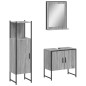 vidaXL 3-tlg. Badmöbel-Set Grau Sonoma Holzwerkstoff vidaXL 3-tlg. Badmöbel-Set Grau Sonoma Holzwerkstoff