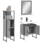 vidaXL 3-tlg. Badmöbel-Set Grau Sonoma Holzwerkstoff vidaXL 3-tlg. Badmöbel-Set Grau Sonoma Holzwerkstoff