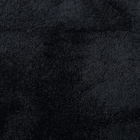 vidaXL Teppich OVIEDO Kurzflor Schwarz 160x160 cm