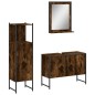 vidaXL 3-tlg. Badmöbel-Set Räuchereiche Holzwerkstoff vidaXL 3-tlg. Badmöbel-Set Räuchereiche Holzwerkstoff
