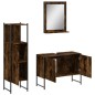 vidaXL 3-tlg. Badmöbel-Set Räuchereiche Holzwerkstoff vidaXL 3-tlg. Badmöbel-Set Räuchereiche Holzwerkstoff