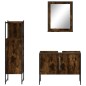 vidaXL 3-tlg. Badmöbel-Set Räuchereiche Holzwerkstoff vidaXL 3-tlg. Badmöbel-Set Räuchereiche Holzwerkstoff