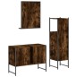vidaXL 3-tlg. Badmöbel-Set Räuchereiche Holzwerkstoff vidaXL 3-tlg. Badmöbel-Set Räuchereiche Holzwerkstoff