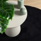 vidaXL Teppich OVIEDO Kurzflor Schwarz Ø 100 cm vidaXL Teppich OVIEDO Kurzflor Schwarz Ø 100 cm