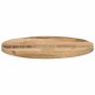 vidaXL Tischplatte Ø 60x3,8 cm Rund Raues Massives Mangoholz vidaXL Tischplatte Ø 60x3,8 cm Rund Raues Massives Mangoholz