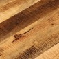 vidaXL Tischplatte Ø 90x2,5 cm Rund Raues Massives Mangoholz vidaXL Tischplatte Ø 90x2,5 cm Rund Raues Massives Mangoholz