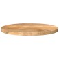 vidaXL Tischplatte Ø 60x2,5 cm Rund Massivholz Mango