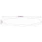 vidaXL Tischplatte Ø 70x2,5 cm Rund Massivholz Mango vidaXL Tischplatte Ø 70x2,5 cm Rund Massivholz Mango