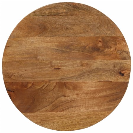 vidaXL Tischplatte Ø 60x2,5 cm Rund Massivholz Mango