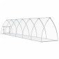 vidaXL Hasenstall Silbern 600x105x120 cm Verzinkter Stahl vidaXL Hasenstall Silbern 600x105x120 cm Verzinkter Stahl