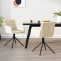 vidaXL Esszimmerstühle 2 Stk. Drehbar Creme Samt vidaXL Esszimmerstühle 2 Stk. Drehbar Creme Samt