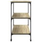 vidaXL Küchenwagen Sonoma-Eiche 102x50x95 cm Holzwerkstoff vidaXL Küchenwagen Sonoma-Eiche 102x50x95 cm Holzwerkstoff
