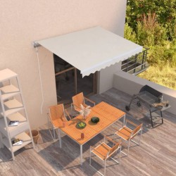 Gelenkarmmarkise Automatisch 350x250 cm Creme