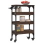 vidaXL Küchenwagen Braun Eichen-Optik 53x20x76 cm Holzwerkstoff vidaXL Küchenwagen Braun Eichen-Optik 53x20x76 cm Holzwerkstoff