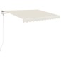 Gelenkarmmarkise Automatisch 350x250 cm Creme Gelenkarmmarkise Automatisch 350x250 cm Creme