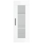 vidaXL Highboard Hochglanz-Weiß 34,5x34x180 cm Holzwerkstoff vidaXL Highboard Hochglanz-Weiß 34,5x34x180 cm Holzwerkstoff