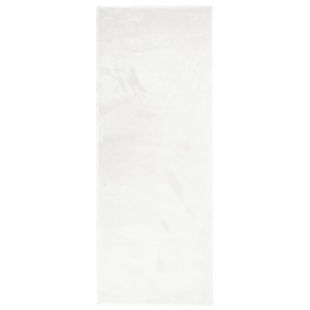 vidaXL Teppich OVIEDO Kurzflor Creme 80x200 cm