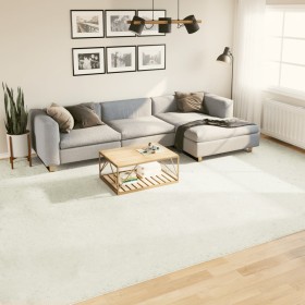 vidaXL Teppich OVIEDO Kurzflor Creme 300x400 cm