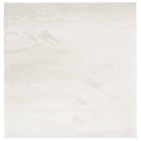 vidaXL Teppich OVIEDO Kurzflor Beige 160x160 cm