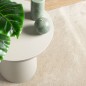 vidaXL Teppich OVIEDO Kurzflor Beige 160x160 cm vidaXL Teppich OVIEDO Kurzflor Beige 160x160 cm