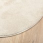 vidaXL Teppich OVIEDO Kurzflor Beige Ø 80 cm vidaXL Teppich OVIEDO Kurzflor Beige Ø 80 cm
