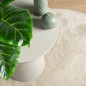 vidaXL Teppich OVIEDO Kurzflor Beige Ø 80 cm vidaXL Teppich OVIEDO Kurzflor Beige Ø 80 cm