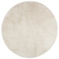 vidaXL Teppich OVIEDO Kurzflor Beige Ø 200 cm vidaXL Teppich OVIEDO Kurzflor Beige Ø 200 cm
