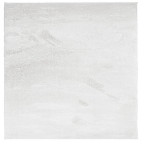vidaXL Teppich OVIEDO Kurzflor Grau 160x160 cm