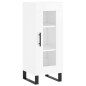 vidaXL Highboard Hochglanz-Weiß 34,5x34x180 cm Holzwerkstoff vidaXL Highboard Hochglanz-Weiß 34,5x34x180 cm Holzwerkstoff