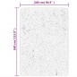 vidaXL Teppich OVIEDO Kurzflor Grau 240x340 cm vidaXL Teppich OVIEDO Kurzflor Grau 240x340 cm
