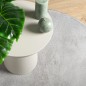 vidaXL Teppich OVIEDO Kurzflor Grau Ø 240 cm vidaXL Teppich OVIEDO Kurzflor Grau Ø 240 cm