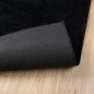 vidaXL Teppich OVIEDO Kurzflor Schwarz 140x200 cm vidaXL Teppich OVIEDO Kurzflor Schwarz 140x200 cm