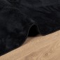 vidaXL Teppich OVIEDO Kurzflor Schwarz 140x200 cm vidaXL Teppich OVIEDO Kurzflor Schwarz 140x200 cm