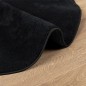 vidaXL Teppich OVIEDO Kurzflor Schwarz Ø 200 cm vidaXL Teppich OVIEDO Kurzflor Schwarz Ø 200 cm