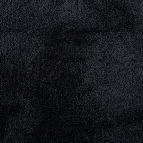 vidaXL Teppich OVIEDO Kurzflor Schwarz 120x120 cm