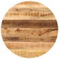 vidaXL Tischplatte Ø 70x3,8 cm Rund Raues Massives Mangoholz vidaXL Tischplatte Ø 70x3,8 cm Rund Raues Massives Mangoholz