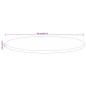 vidaXL Tischplatte Ø 90x2,5 cm Rund Altholz Massiv vidaXL Tischplatte Ø 90x2,5 cm Rund Altholz Massiv