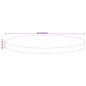 vidaXL Tischplatte Ø 60x3,8 cm Rund Altholz Massiv vidaXL Tischplatte Ø 60x3,8 cm Rund Altholz Massiv