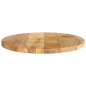 vidaXL Tischplatte Ø 40x2,5 cm Rund Massivholz Mango vidaXL Tischplatte Ø 40x2,5 cm Rund Massivholz Mango
