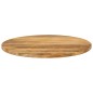 vidaXL Tischplatte Ø 80x2,5 cm Rund Massivholz Mango vidaXL Tischplatte Ø 80x2,5 cm Rund Massivholz Mango