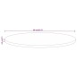 vidaXL Tischplatte Ø 80x2,5 cm Rund Massivholz Mango vidaXL Tischplatte Ø 80x2,5 cm Rund Massivholz Mango