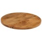 vidaXL Tischplatte Ø 40x2,5 cm Rund Massivholz Mango vidaXL Tischplatte Ø 40x2,5 cm Rund Massivholz Mango