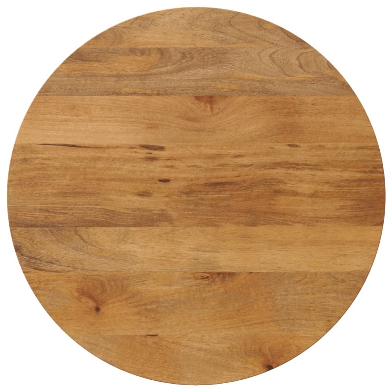 vidaXL Tischplatte Ø 80x3,8 cm Rund Massivholz Mango vidaXL Tischplatte Ø 80x3,8 cm Rund Massivholz Mango